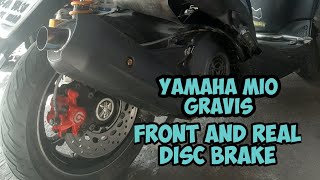 YAMAHA GRAVIS DUAL DISC BRAKE [upl. by Anaitsirk]