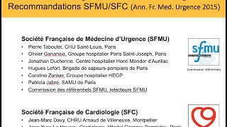 5c Recommandations fibrillation atriale aux Urgences SFMUSFC 2015 [upl. by Ticon846]