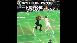 Jaylen Brown work 🔥🎒nba [upl. by Etteloc14]