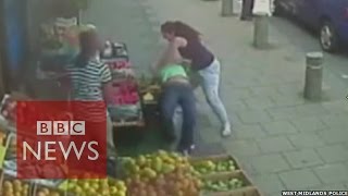 Road rage attack CCTV in Birmingham UK released  BBC News [upl. by Lowson]