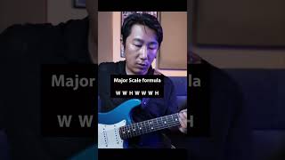 Major Scale Formula  Beginner guitar Lessons [upl. by Lawan365]