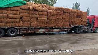 Coir matting for slope protection erosion control [upl. by Anotyal304]