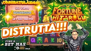 🔴MORENO SLOT ONLINE  DISTRUTTA LA FORTUNE HIT N ROLL 🛕🎰 fino a BET MAX 🤑 [upl. by Roobbie551]