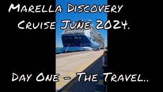 Marella Discovery 2 cruise June 2024  Day one the travel [upl. by Yrhcaz]