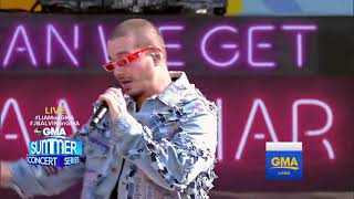 J Balvin  Mi Gente Live At GMA [upl. by Afinom]