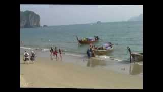 Thailand  Krabi  Zur Ao Nang Beach [upl. by Haem]