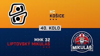 40kolo HC Košice  MHk 32 Liptovský Mikuláš HIGHLIGHTS [upl. by Esereht37]