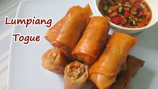 Lumpia Togue Recipe  Vegetables Sprill Rolls Recipe [upl. by Senhauser]