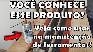 Você conhece esse produto Spray grafite lubrificante seco da Tekbond na manutenção de ferramentas [upl. by Durrej]