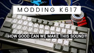 Modding the Redragon K617 Fizz  How good can it sound [upl. by Ynnad938]