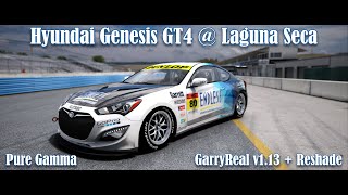 Hyundai Genesis GT4  Laguna Seca GarryReal  Reshade [upl. by Ihab923]