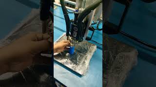 Manual spot welding machine with hand rotating  Spot welding machine  Battery welding  Lithium [upl. by Serg]