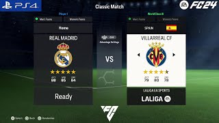 FC 24  Real Madrid CF VS Villarreal CF  LaLiga [upl. by Oran763]