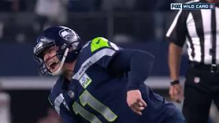 Sebastian Janikowski Injury on 57 Yard FG Attempt  Seahawks vs Cowboys  NFL [upl. by Ecal652]