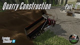 Building a Limestone Quarry Part 11  Farming Simulator 22 [upl. by Melnick]