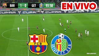 🔴 BARCELONA VS GETAFE EN VIVO Y EN DIRECTO  LIGA ESPAÑOLA [upl. by Sikras35]