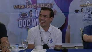 Isko Moreno holds press conference in Nueva Ecija [upl. by Narra]