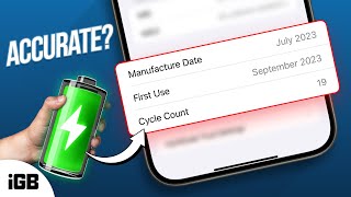 How to Check Battery Cycle Count on Any iPhone 📱🔋 [upl. by Eveam]