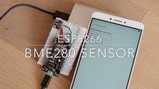 ESP8266 BME280 sensor [upl. by Akahc179]