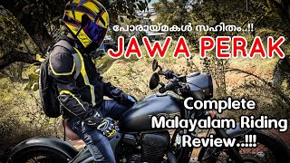 JAWA Perak Complete Malayalam Riding Review😊👍 [upl. by Leiser]