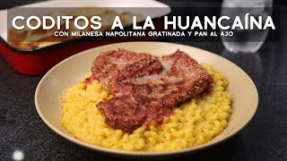 COMO PREPARAR CODITOS A LA HUANCAÍNA CON MILANESA GRATINADA  ACOMERPE  COCINA PERUANA [upl. by Obrien795]