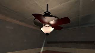 52quot Monster Breeze Saratoga Remote Ceiling Fan Demo [upl. by Eatnoj]