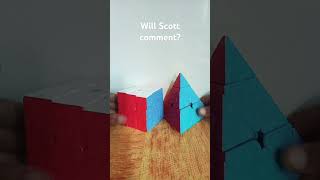 my solved Rubiks cube and pyramix as candy music trendingshorts viral trending scottfrenzel [upl. by Jesse]