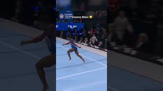 Remember Simone is over a foot shorter too🤯 gymnastics ronaldo simonebiles jump [upl. by Knitter837]