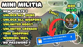 Mini Militia Mod Apk 2024  v560 New Update  Latest version  Free Download [upl. by Candace761]