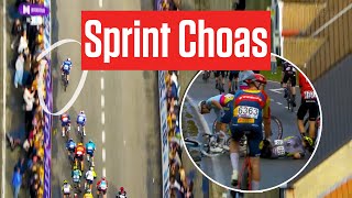 Crashes Cant Stop Tim Merlier from Seizing Scheldeprijs 2024 Win [upl. by Ahsai]