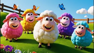 Sheep On The Hill  Baa Baa Black Sheep song  Nursery Rhymes  kidssong Cuckoobees14 [upl. by Pettit]