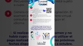 Exámenes de ubicación CALUSAC CUNIZAB [upl. by Anaidiriv987]