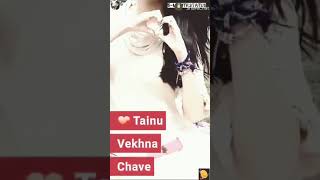 tere bina jina saza ho gaya ni sada ishq tere da nasha female voice whatsapp status for girls lover [upl. by Elly]