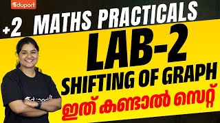 Plus Two Maths Practicals  LAB  2  Shifting of Graphs  Eduport Plus Two [upl. by Mahgirb]