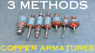 How to Scrap Copper Armatures Easily [upl. by Pomfret]