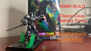 ASMR BUILD of Transformers Blokees Classic Class Optimus Primal transformers optimusprimeblokees [upl. by Leatrice]