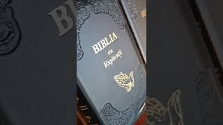 Biblia cu explicatii coperta handmade si fermoar  Libraria Maranatha [upl. by Leuqar]