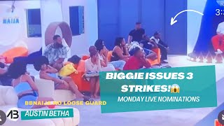 BIGGIE ISSUES KASSIA SHAUN WANNIxHANDI STRIKES  LIVE NOMINATION  BBNAIJA 2024 NO LOOSE GUARD [upl. by Nylac]