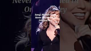 Songs Mariah Carey Never Performed In Original Key [upl. by Susy]