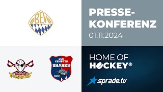 01112024  Pressekonferenz  ESV Buchloe vs ESC Kempten [upl. by Ennad]