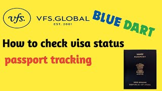 How to check visa status and passport tracking [upl. by Esiuol]