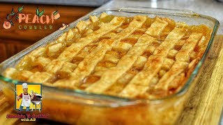 Peach Cobbler  Peach Cobbler Recipe [upl. by Joon]