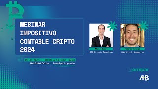 Webinar Declaraciones Juradas Anuales Cripto 2024 con Errepar [upl. by Sacttler]