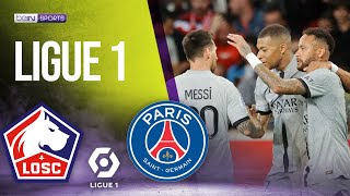 Lille vs PSG  LIGUE 1 HIGHLIGHTS  08212022  beIN SPORTS USA [upl. by Adilen262]