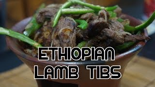 አማርኛ Ethiopian Lamb Tibs Recipe Video  Amharic Sweet Peppers [upl. by Depoliti]