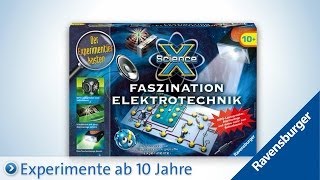 Ravensburger ScienceX® Faszination Elektrotechnik [upl. by Ahseram209]