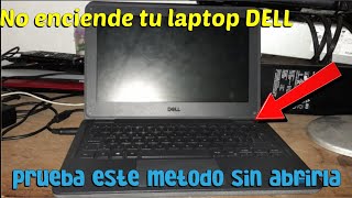 Metodo para encender laptop DELL que dio el gobierno cuando está no enciende [upl. by Akialam]