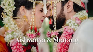 Aishwarya amp Sharang  Royal Maharashtrian wedding Trailer [upl. by Nosnarb]