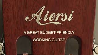 Aiersi vintage finish tricone resonator guitar video from happy customer [upl. by Gant]