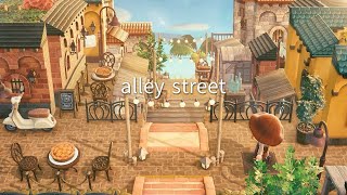 【あつ森】秋の街 城壁の街並みづくり  Secret Beach  Animal Crossing New Horizons [upl. by Nirrak]